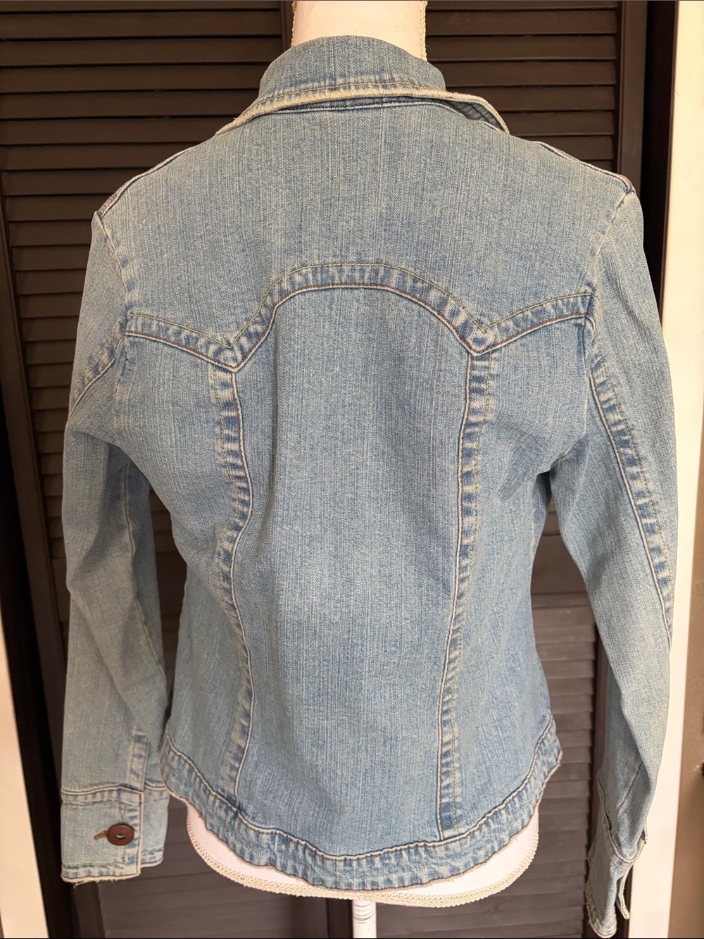 Z. Cavaricci Light Blue Denim Jean Jacket - Picture 3 of 5